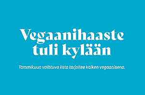 Vegaanihaaste tuli kylään!